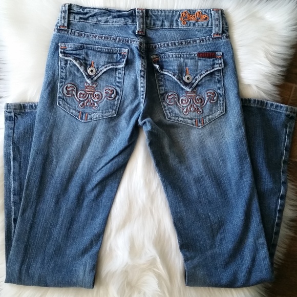 Miss Me Denim - B2G1 Miss Me Embroidered Medium Wash BootCut Jeans